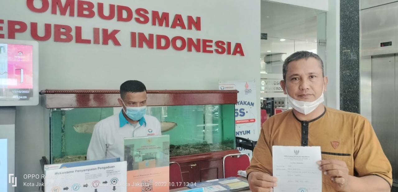 Pj Bupati Bekasi Dani Ramdan Dilaporkan BKPK ke Ombudsman Terkait Pelanggaran Meminta Sesuatu Berhubungan Jabatan