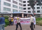 Kantor Bapenda Pemprov DKI di Demo Aliansi Pemuda Jakarta