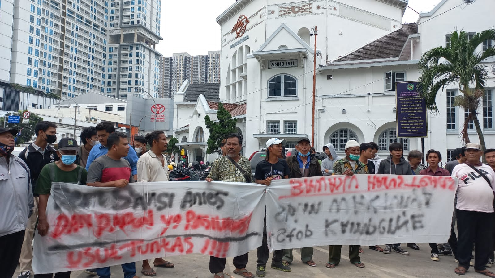 Anies Kampanye di Medan, Pemuda Demo Bawaslu