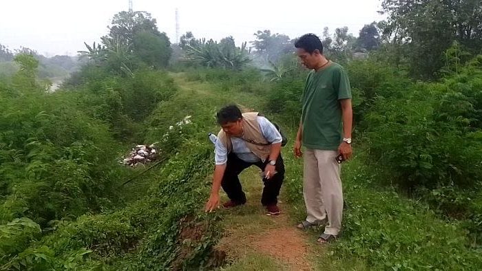 Penanganan Yang Serius Masalah Tanggul Aliran Sungai Cipunagara  Desa Karang Mulya Dibutuhkan Warga