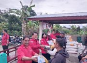 Rapat Kerja Cabang Ditutup, Kader Partai PDI Perjuangan Sapa Warga