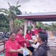 Rapat Kerja Cabang Ditutup, Kader Partai PDI Perjuangan Sapa Warga