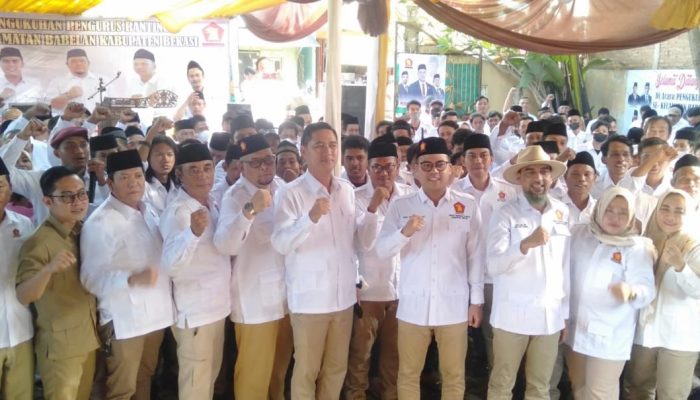 Resmi dikukuhkan, PAC Gerindra Babelan siap menangkan Prabowo dan tambah kursi Dapil 4