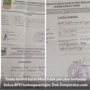 Warga Desa Kedungwaringin Harapkan Respon Kades, Terkait Mosi Tidak Percaya Terhadap Ketua BPD Warga Desa Kedungwaringin Harapkan Respon Kades, Terkait Mosi Tidak Percaya Terhadap Ketua BPD