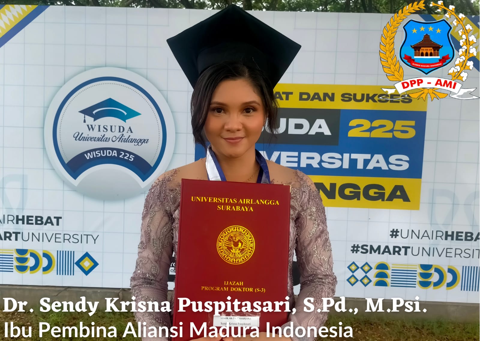 Dr. Sendy Resmi Dapatkan Ijazah S3, Siap Berikan Kontribusi Nyata Untuk AMI