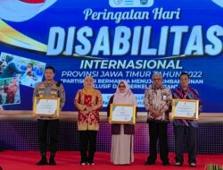 Puncak Peringatan Hari Disabilitas Internasional 2022, Kapolresta Malang Kota Raih Penghargaan dari Gubernur Jatim