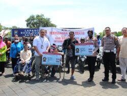 Polres Jember Gandeng Bank BRI Berikan 25 SIM D Gratis Untuk Disabilitas