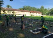 Yonif Raider 514 SY/9/2 Kostrad Gelar Karya Bakti Dalam Rangka HUT Ke-74