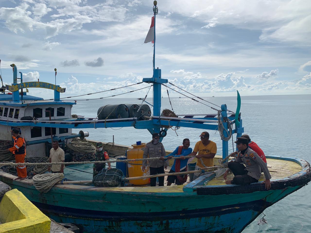 Antisipasi Konflik Antar Nelayan, Polres Sumenep Amankan Kapal Nelayan Asal Probolinggo di Laut Masalembu