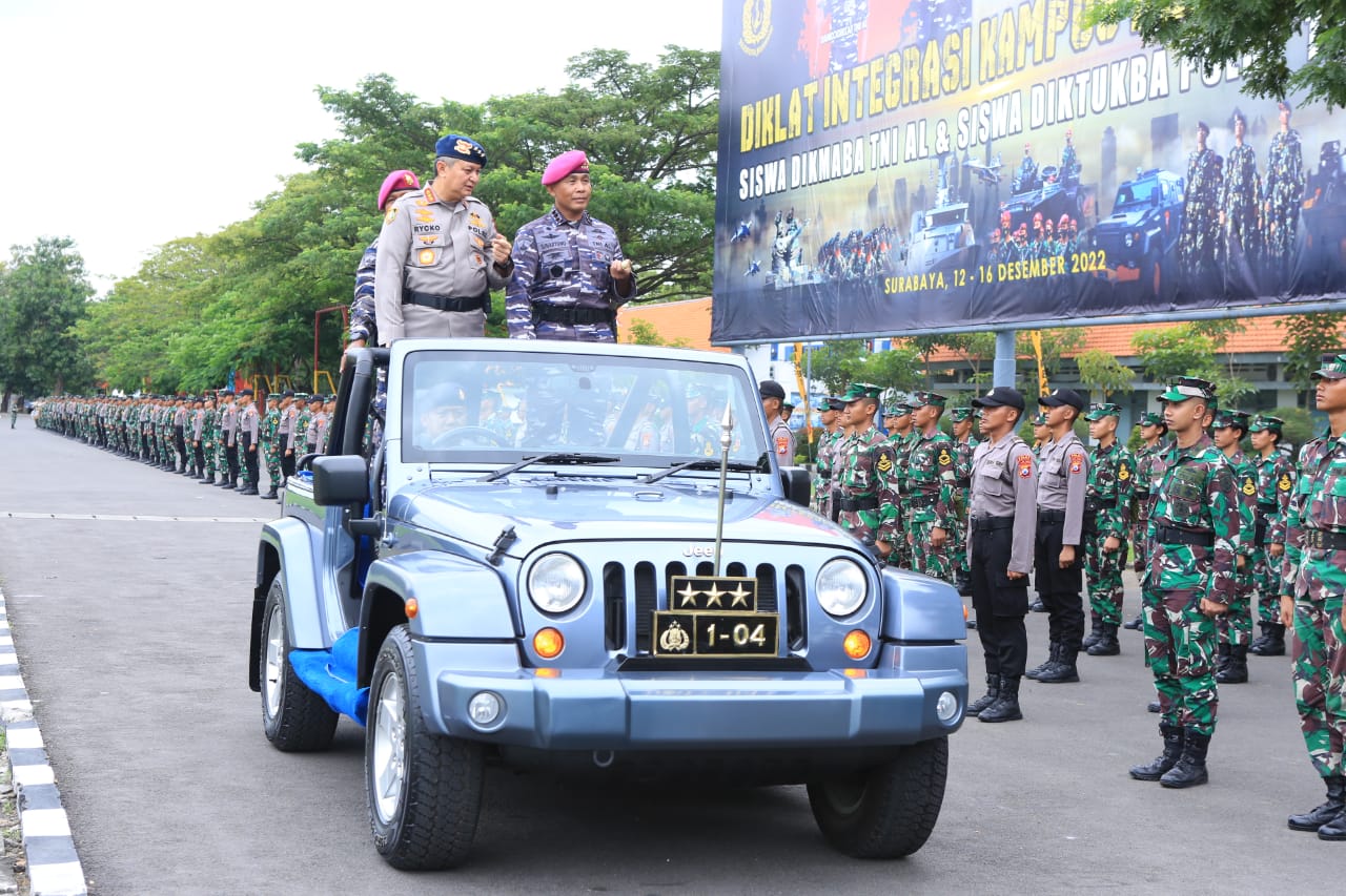 Kalemdiklat Polri Hadiri Penutupan Diklat Integrasi Kampus Kebangsaan TNI dan Polri TA 2022