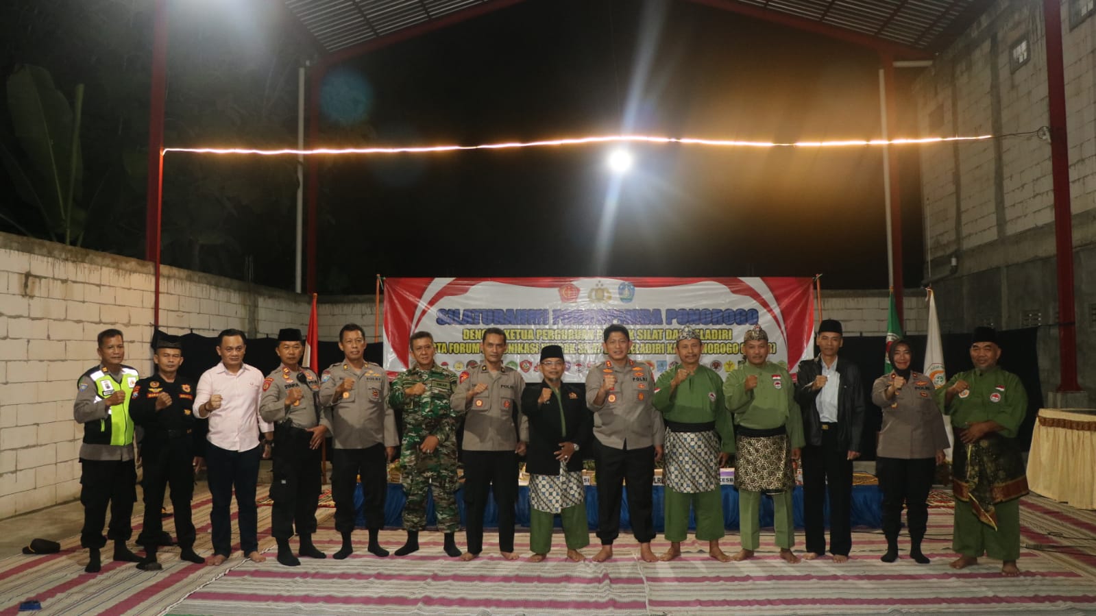 Polres Ponorogo Gandeng Perguruan Silat Ciptakan Kamtibmas Kondusif