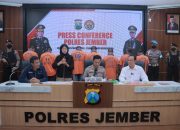 Polres Jember Berhasil Amankan 5 Tersangka Kasus Peredaran Narkoba 