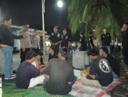 Jelang Nataru, Polres Gresik Bersama TNI Gandeng Pendekar Lakukan Patroli