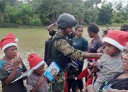 Pemberian Hadiah Natal Brigjen TNI Jo, Buat Senyum Ceria Anak di Kenyam Pecah,