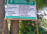 Diduga Asal Jadi dan Amburadul, Pengerjaan Proyek CV Cemara Perkasa Dua, disoroti LSM.