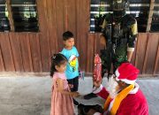 Satgas Yonif R 514 Kostrad Tebar Suka Cita dan Kasih Dalam Perayaan Natal Bersama Warga Papua