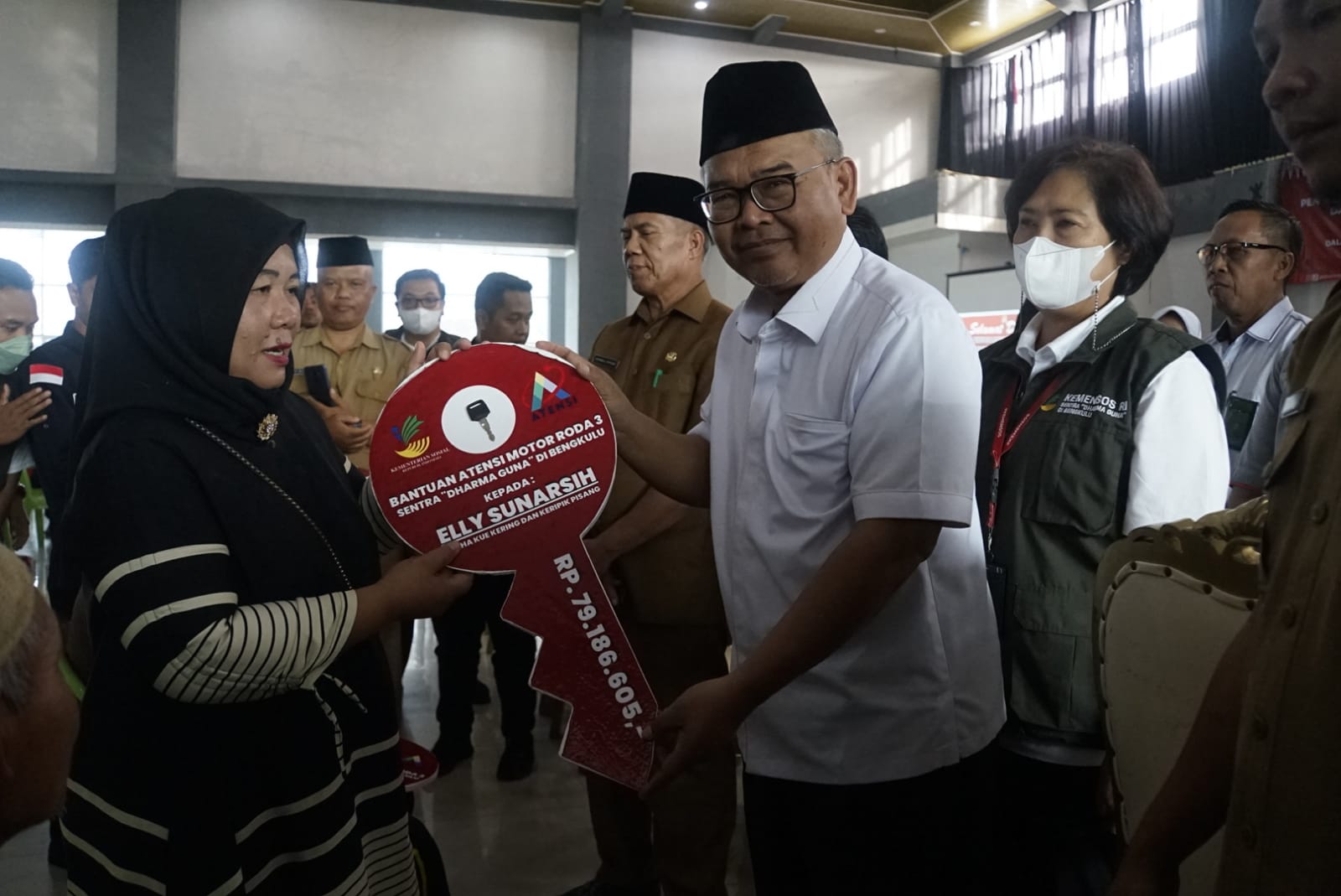 Anggaran Rp 534juta, Warga Rejang Lebong Sangat Senang Dapat Bantuan Program Atensi Kemensos