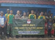 Berbagi Kebahagiaan Perayaan Natal di Merauke, Yonif R 755 Kostrad Perbaiki Rumah Singgah