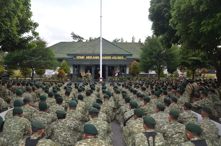 Santi Aji Pupuk Jiwa Korsa dan Loyalitas Prajurit Yonif MR 412 Kostrad