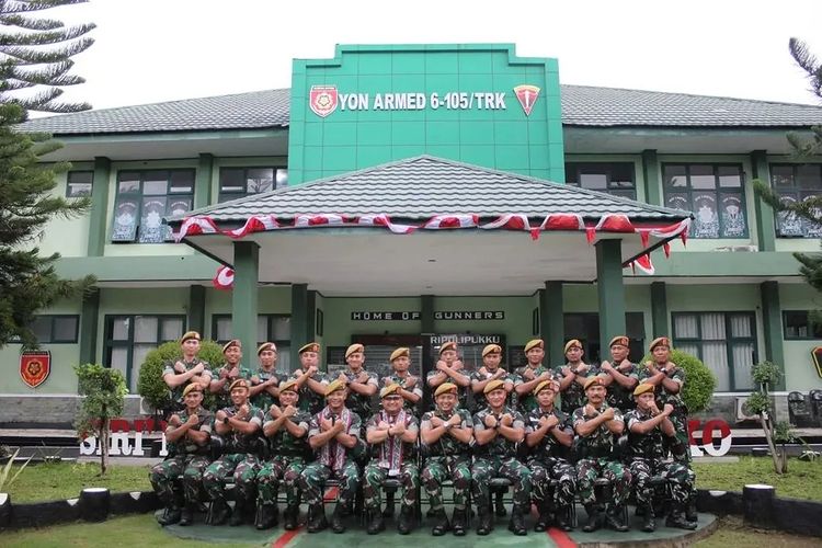 Danpussenarmed Mayjen TNI Yudhy Chandra, Cek Pangkalan dan Alutsista Yon Armed 6 Divif 3 Kostrad