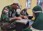 Dengan Segala Kekurangan dan Keterbatasan, Prajurit Kostrad Berikan Ilmu Rohani di Pelauw