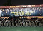 Kapolda Pimpin Upacara Penyambutan 105 Personel Brimob Sumsel, Usai Jalani Tugas Operasi Damai Cartenz-2022 Polda Papua