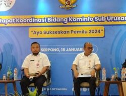 Dirjen IKP Kemenkominfo RI Gelar Rakor Sukseskan Pemilu 2024