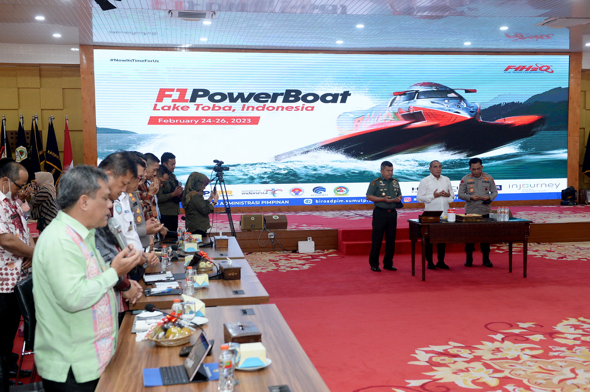 Edy Rahmayadi Tekankan Kejar Kesiapan sebelum Hari H F1 Powerboat (F1H2O) di Danau Toba