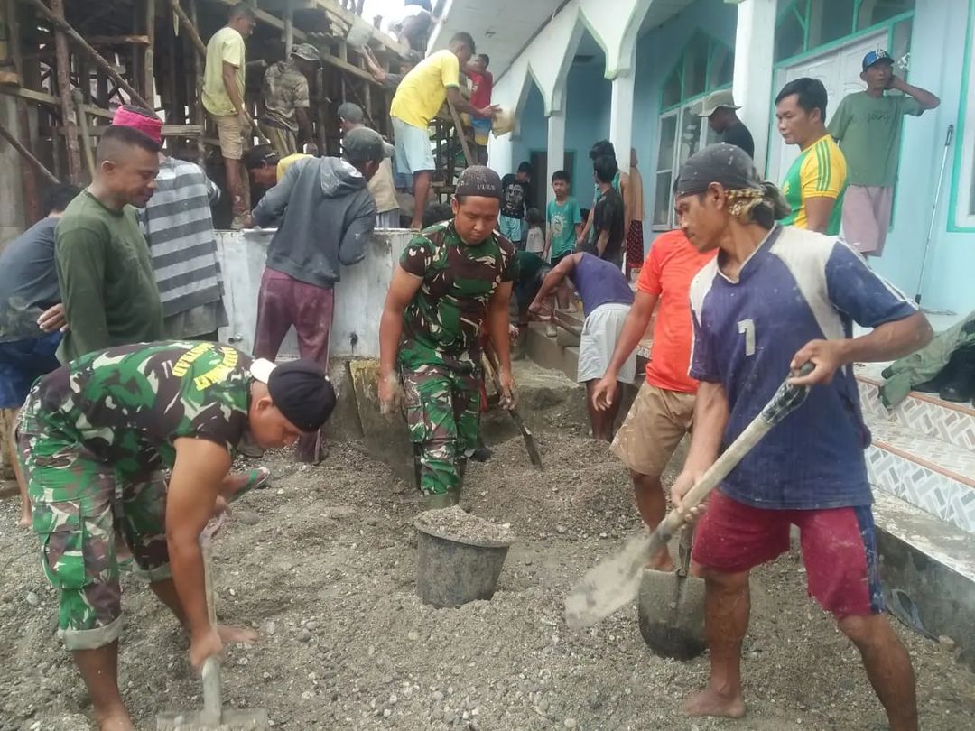 Bangun Sarana Ibadah, Toleransi Umat Beragama Prajurit Kostrad