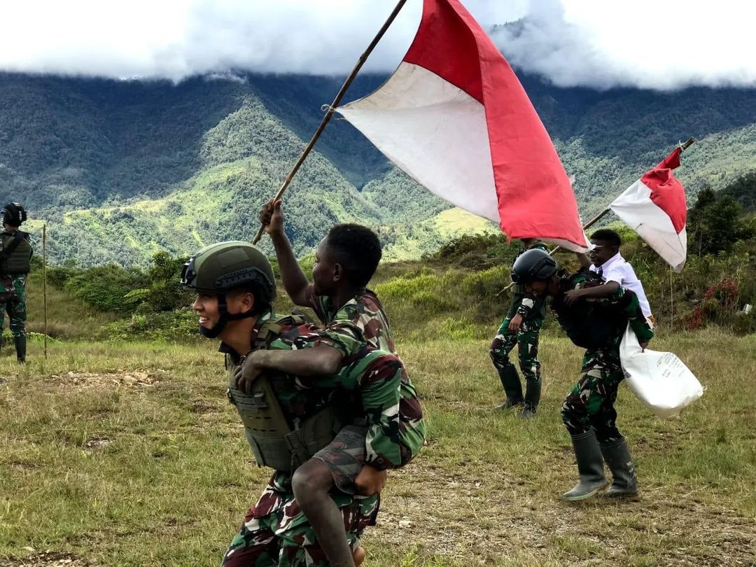 Fun Game Anak Papua, Ceria Bersama TNI