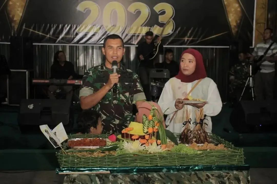 Keseruan Sambut Tahun Baru di Yonif Mekanis Raider 413 Kostrad