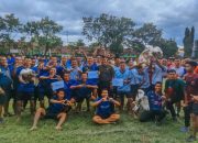 Penyerahan Hadiah di Penghujung Lomba Bola Tangan Yonarhanud 2 Kostrad