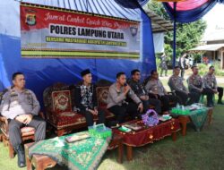 Program ‘Jumat curhat’, Kapolres Lampung Utara sambangi warga Kelurahan Rejosari Lampung Utara