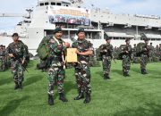 KRI THG-538 SUKSES DARATKAN YONIF R 301/PKS DI JAKARTA