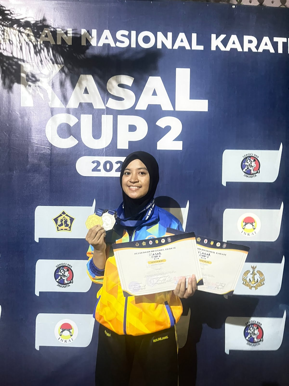 PRAJURIT KOLINLAMIL RAIH JUARA PADA AJANG KEJURNAS KARATE KASAL CUP