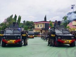 Batalyon A Pelopor Korps Brimob Polda Sumsel Gelar Latihan Peningkatan dan Pemeliharaan Kemampuan