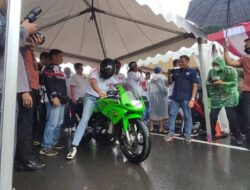 Ajang Street Race, Kapolda Metro Jaya dan Pj Gubernur DKI Menaiki Motor Drag Race