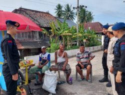 Jalin Kemitraan Dengan Masyarakat, Brimob Sumsel Sambangi Warga di Kab. Ogan Ilir