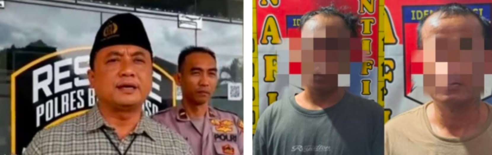 Polres Bondowoso Amankan Dua Orang Terduga Pelaku Tindak Kekerasan Terhadap Petugas Sat Pol PP