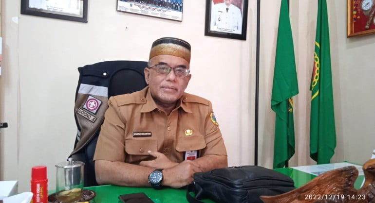 Sugiono Eksantoso Jadi Plt BKPSDM