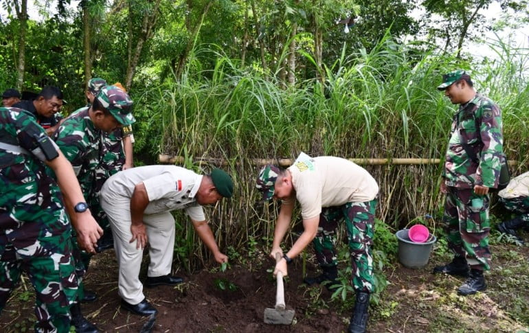 Dandim 0822 Bondowoso Hadiri Reboisasi Dalam HUT Ke-66 LVRI