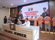 Awal Tahun 2023, Polres Jember Berhasil Amankan 10 Tersangka Pengedar Narkoba 