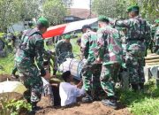 Kodim 0822 Bondowoso Gelar Upacara Pemakaman Militer Purnawirawan TNI AD