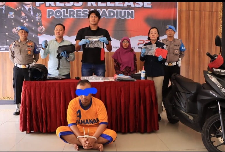 Polisi Berhasil Amankan Tersangka Perampokan 2 Minimarket di Madiun