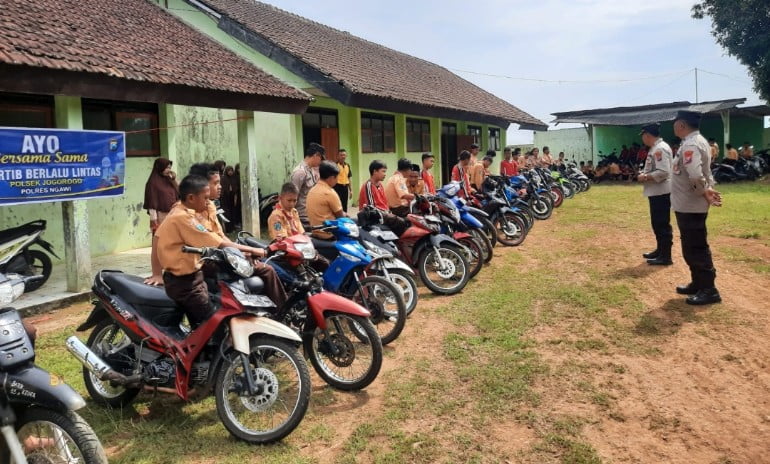 Polres Ngawi Beri Pembinaan pada Para Pelajar, Cegah Kenakalan Remaja