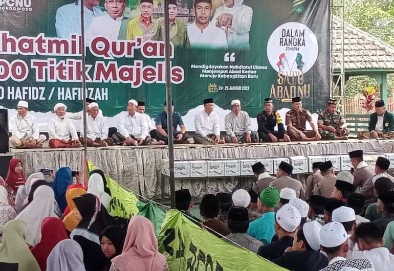 Danramil 0822/01 Bondowoso Hadiri Khotmil Qur’an