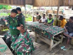 Satgas Yonif Raider 514/SY/9/2 Kostrad gelar layanan cukur rambut gratis bagi masyarakat Papua