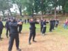 Brimob Sumsel latihan menembak di Lapangan Tembak Mako Brimob Batalyon A Pelopor