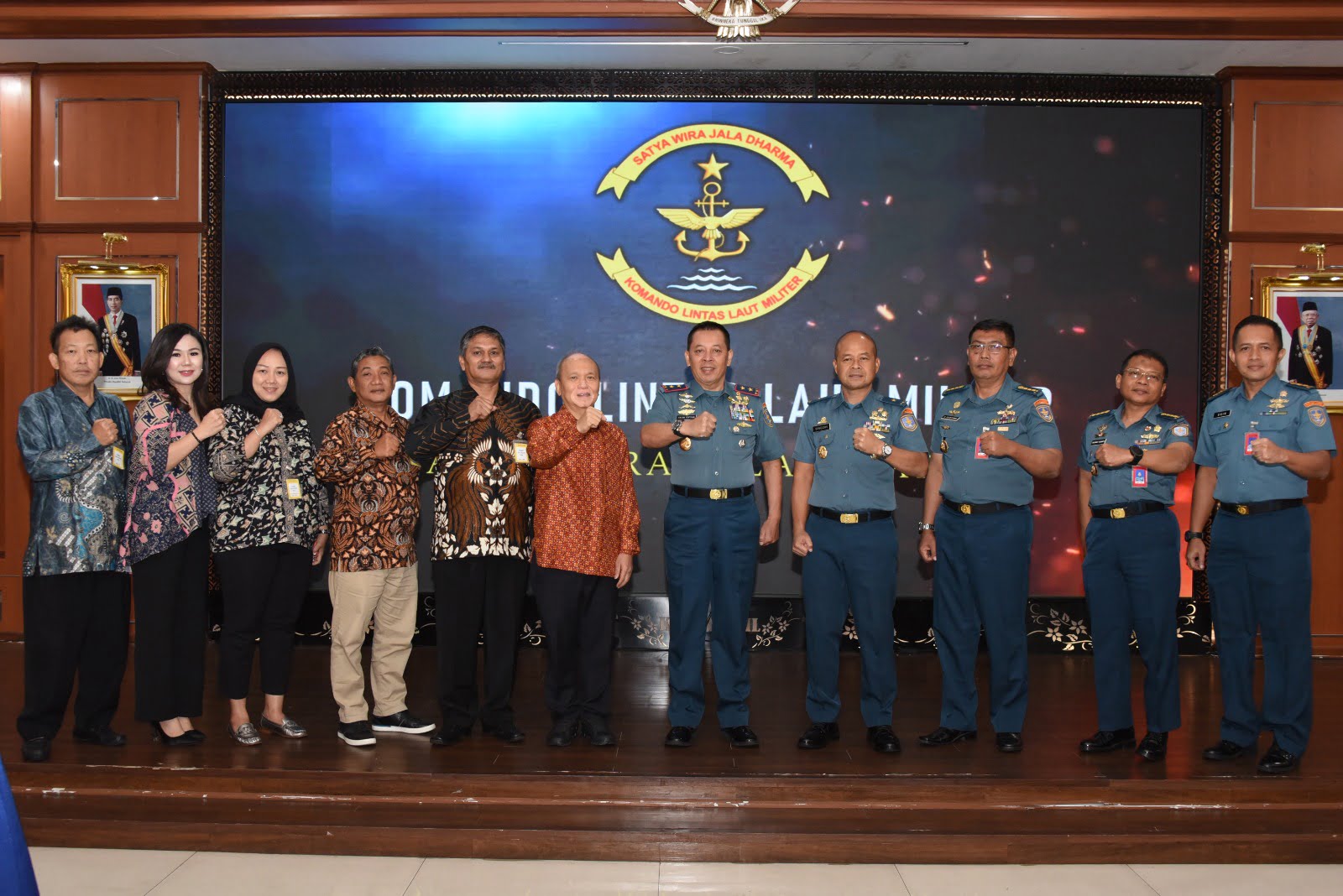 PERCEPAT PENGADAAN BARANG DAN JASA, KOLINLAMIL IKUTI PENANDATANGANAN KONTRAK BERSAMA TA. 2023