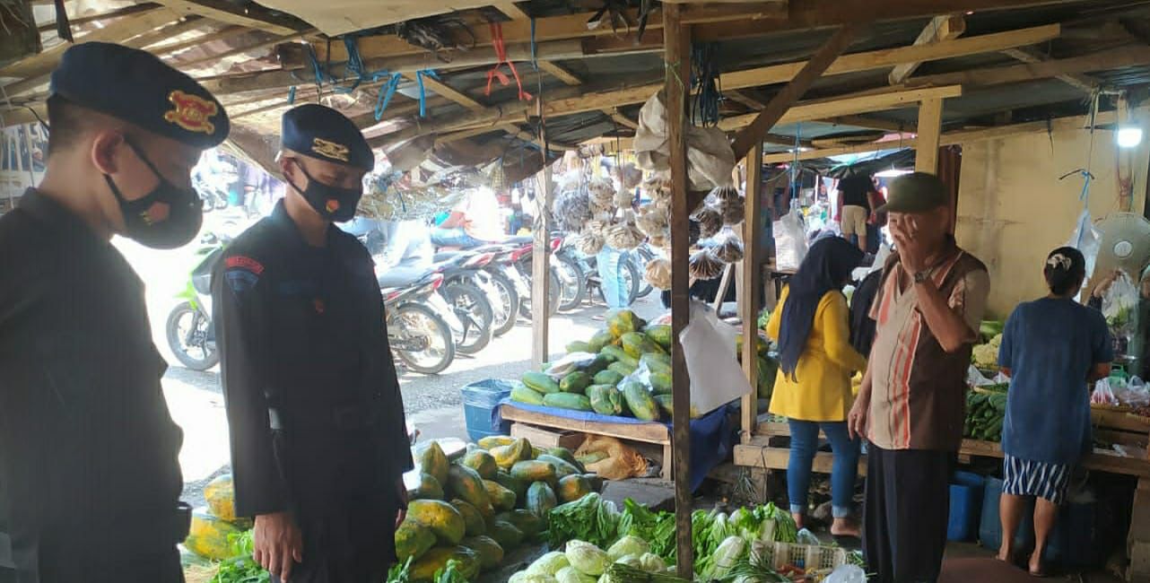 Brimob Sumsel Sampaikan Pesan Kamtibmas Ke Masyarakat Kab. Pali